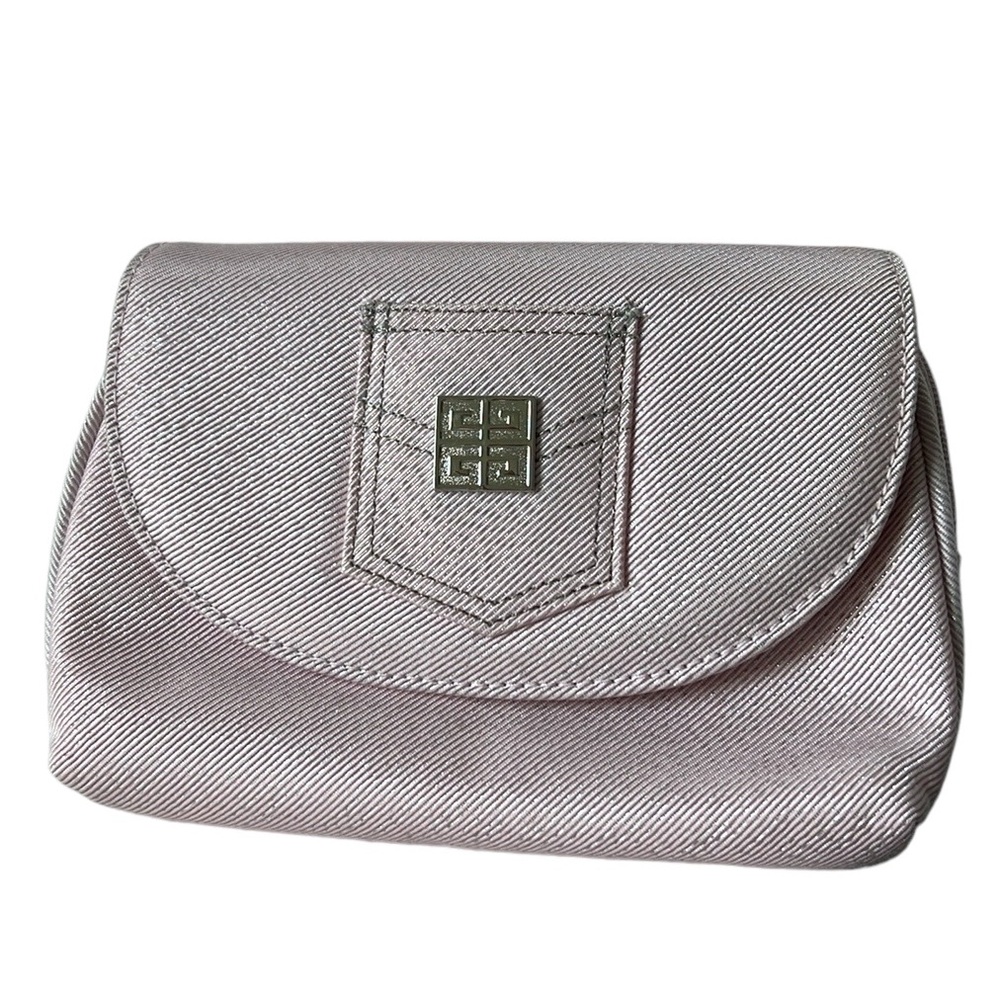 Givenchy Logo Mirror Pouch Pink Shimmer